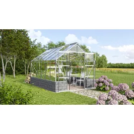 Vitavia Cassandra 9900 Alu anthrazit ESG 3 mm 9,9 m² inkl. Sockelmauer