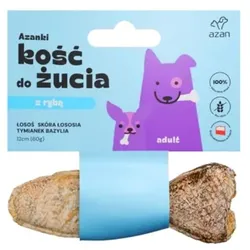 AZANKI Knochen Lachs für Hunde 12 cm