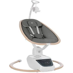 Kikkaboo Babywippe BeMoove elektrisch Moskitonetz Fernbedienung Melodien Timer grau