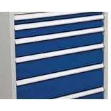 Bedrunka & Hirth Schubladenschrank H819xB705xT736mm lichtgrau/anthrazitgrau 5 Schubl.Vollauszug