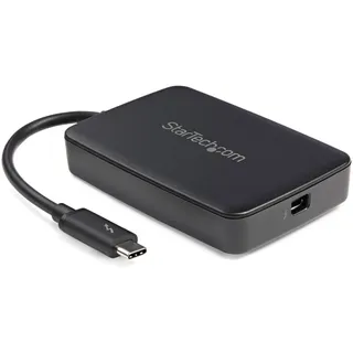 Startech StarTech.com Thunderbolt 3 auf Thunderbolt 2 Adapter - TB3 Laptop auf TB2 (20Gbit/s) oder TB1 (10Gbit/s) Bildschirme/Geräte - Schwarz - Windows/Mac (TBT3TBTADAP)