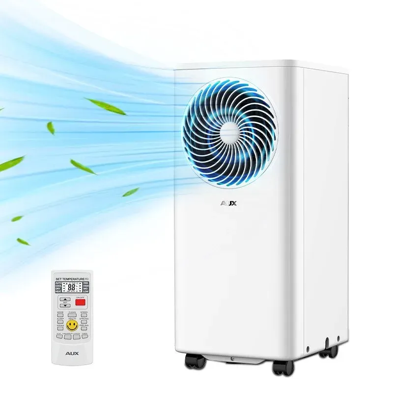AUX 3-in-1 Mobile Klimagerät 7000 BTU, Energieeffizienzklasse A, WLAN & Fernbedienung, 4 Betriebsmodi, Selbstentfeuchtung, R290, Fenster-Montageset inklusive
