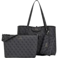 GUESS Eco Brenton Shopper Tasche 36 cm coal logo