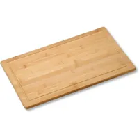 KESPER Schneide- und Abdeckplatte aus Bambus mit Saftrille/Herdabdeckplatte/Brotzeitbrett