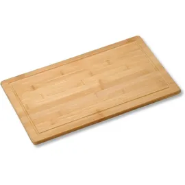 KESPER Schneide- und Abdeckplatte aus Bambus mit Saftrille/Herdabdeckplatte/Brotzeitbrett