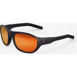 Sonnenbrille Wandern MH T500 Kinder 6–10 Jahre Kategorie 4 dunkelblau/orange EINHEITSGRÖSSE