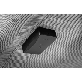 KAWOLA Relaxliege LETICIA Feincord 0 x 0 x 0 cm grau mit Nackenkissen