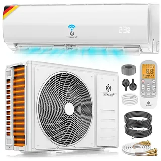 Kesser  Split Klimaanlage Set Quick Connect 9000 BTU weiß