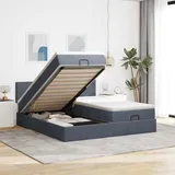 vidaXL Ottoman-Bett 200 x 200 cm Dunkelgrau