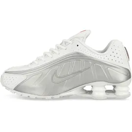 Nike Shox R4 Damen White/Metallic Silver/Max Orange/White 40,5