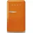 FAB10ROR6 Retro-Kühlschrank 122 l, 970 mm hoch, Orange)
