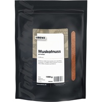 UBENA Muskatnuss gemahlen im wiederverschließbaren Vorratsbeutel, 1er Pack (1 x 1 kg)