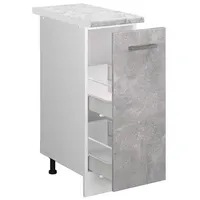 Vicco Unterschrank Apothekerschrank R-Line 30 x 60 x 81,5 cm Grau