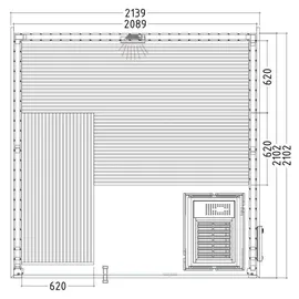 sentiotec Panorama Large Elementsauna 1 Stück