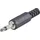 TRU Components 1559792 Klinken-Steckverbinder 3.5mm Stecker, gerade Polzahl 2 Mono Schwarz