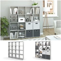 Vicco Raumteiler Bücherregal Standregal Aktenregal Regal 16 Beton