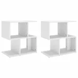 vidaXL Nachtschrank 2 Stk 50 x 30 x 51,5 cm Weiß