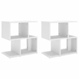 vidaXL Nachtschrank 2 Stk 50 x 30 x 51,5 cm Weiß