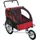 BC-ELEC 2 in 1 Kinderanhänger rot/schwarz