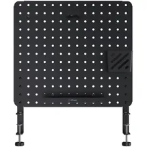 Trust GXT724 Vesto Lochbrett aus Metall für einen aufgeräumten Schreibtisch (Schwarz)