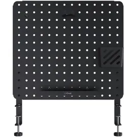 Trust GXT724 Vesto Lochbrett aus Metall für einen aufgeräumten Schreibtisch (Schwarz)