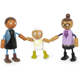 Small Foot Company Biegepuppen-Familie mit Baby