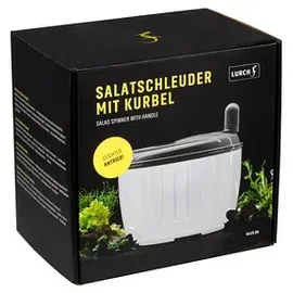 LURCH Salatschleuder mit Kurbel 22 x 22 x 16 cm grau/weiß