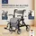 foreversenior 2 in 1 Rollator mit Federung grau/schwarz