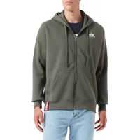 Alpha Industries Basic Sl Reißverschlusspullover Dark Olive XL