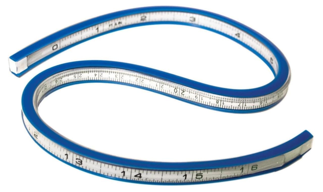 Preisvergleich Produktbild WESTCOTT Kurvenlineal weiß