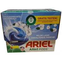 Ariel UNIVERSAL+ Allin1 PODS Frische Baumwollblüte Waschmittel 15 St.