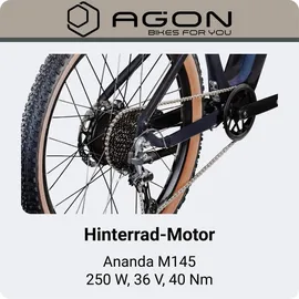 Agon Alpha 27,5 Zoll RH 48 cm Arctic Fire Black