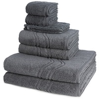 Ross Cashmere feeling Handtuch-Set (8-teilig) Handtücher 8 ct Grau