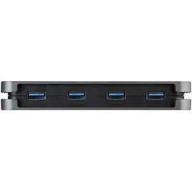 Startech StarTech.com 4 Port USB-C-Hub - USB 3.0 Typ-C Hub (USB 3.2 Gen 1) - Busbetrieben - Tragbarer USB-C auf USB-A Adapter Hub - 28,5cm Kabel integirertes Host-Kabel (HB30CM4AB)