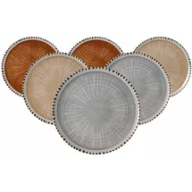 Ritzenhoff & Breker Natura Platzteller 32 cm bunt 6er Set
