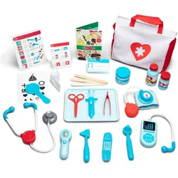 Spielzeug-Arztkoffer SPIN MASTER "Melissa & Doug Gute Besserung Arzt Spielset", bunt, Rollenspielzeug, Kinder, Kunststoff, Spielzeug-Arztkoffer