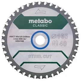 Metabo Steel Cut Classic 165 x 20 mm 628651000