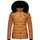 Navahoo Winterjacke Milianaa dunkelgelb / schwarz XS