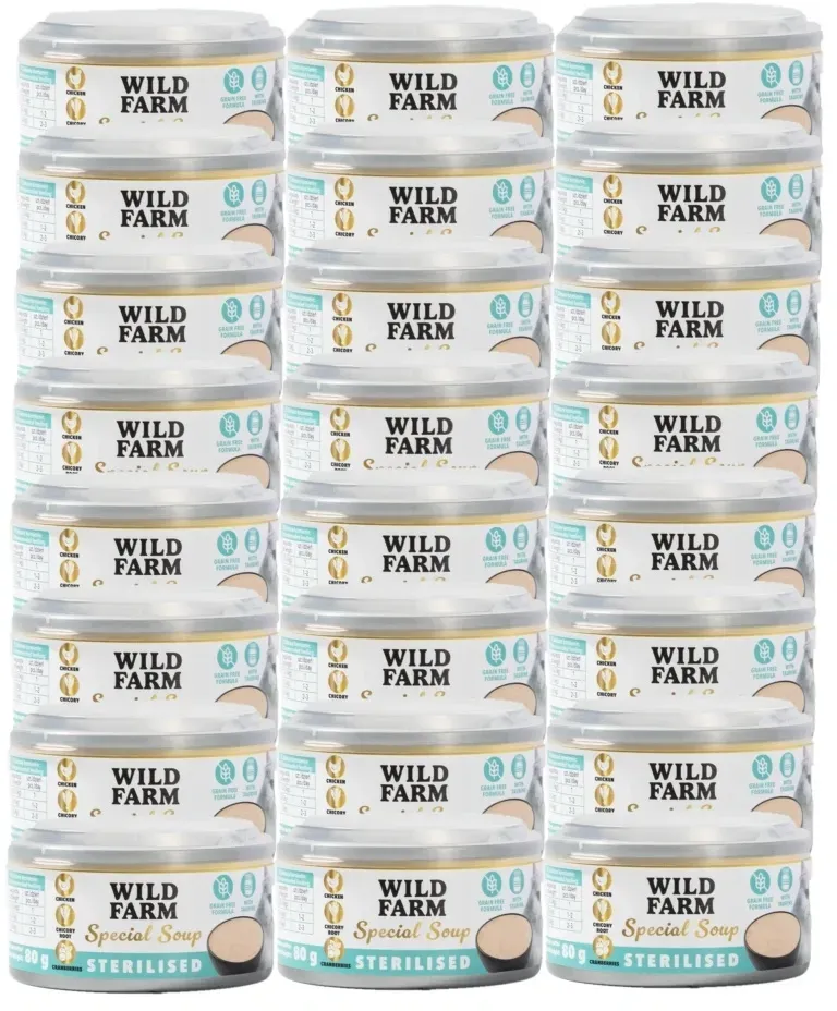 WILD FARM Special Soup 24x80g, sterilisiert – aromatische Suppe – unterstützt eine ausreichende Flüssigkeitszufuhr