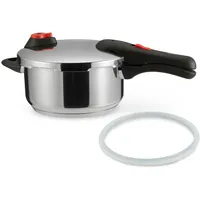 AmazonBasics Amazon Basics Schnellkochtopf aus Edelstahl, induktionsgeeignet, 4 liter