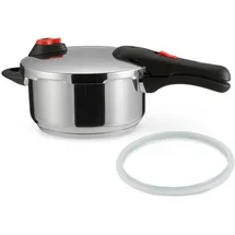 AmazonBasics Amazon Basics Schnellkochtopf aus Edelstahl, induktionsgeeignet, 4 liter