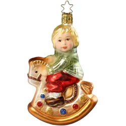 Inges Glas Christbaumschmuck Weihnachtsritt Glas 12,5 cm