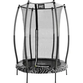 EXIT TOYS Tiggy junior Trampolin 140 cm inkl. Sicherheitsnetz schwarz/grau
