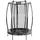 EXIT TOYS Tiggy junior Trampolin 140 cm inkl. Sicherheitsnetz schwarz/grau