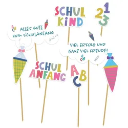 8 Party Picker Einschulung Schulanfang