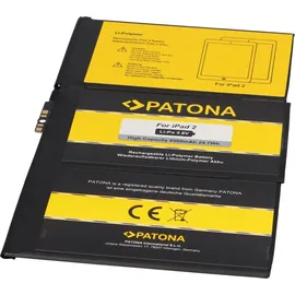 PATONA Akku kompatibel Apple IPAD2 iPad 2 16 GB (Wi-Fi + 3G) iPad 2 16 GB (Wi-Fi) iPad von Patona