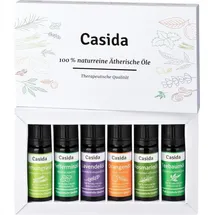 Casida GmbH Ätherische Öle Set Naturrein Top 6 Aromatherapie