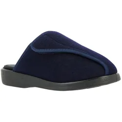 Pantolette VAROMED, Gr. 41, blau (dunkelblau), Synthetik, Schuhe