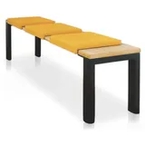 lycce Klemmkissen Sitzkissen mit 1 Leiste, Kunstleder versch. Farben