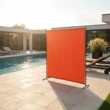 Merxx Garten-Paravent 157 x 190 cm Terracotta Textil